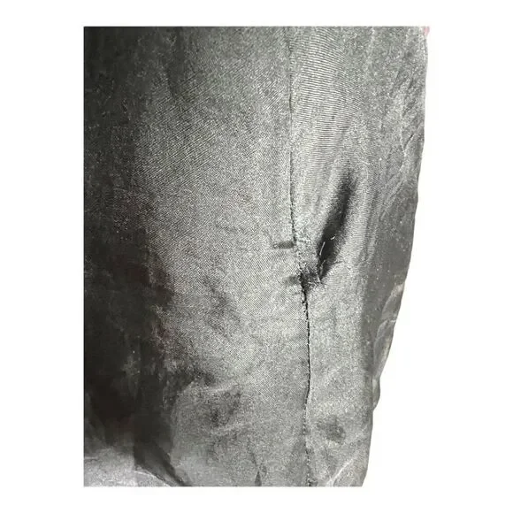 Womens Ann Taylor Petites Black Onyx Lace Strapless Overlay Vintage Chic Dress 0 - Picture 4 of 4